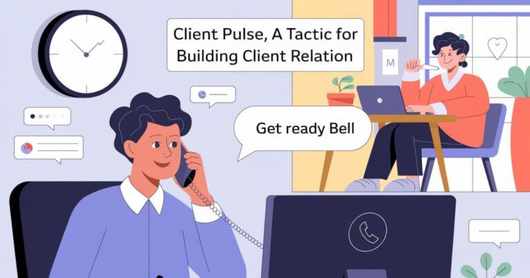 Get_Ready_Bell: Client Pulse, A Tactic for Building Client Relation