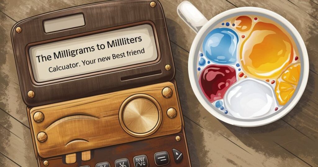 The Milligrams to Milliliters Calculator: Your New Best Friend