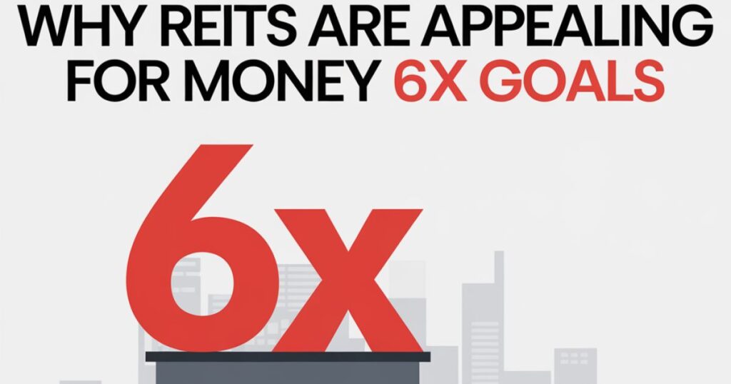 Why REITs Are Appealing for Money 6x Goals