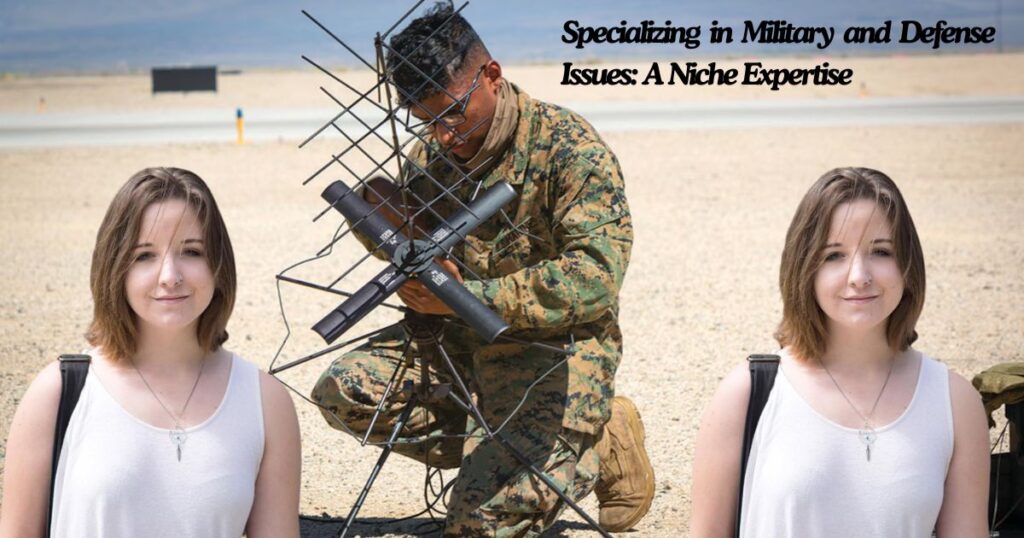 Specializing in Military and Defense Issues: A Niche Expertise