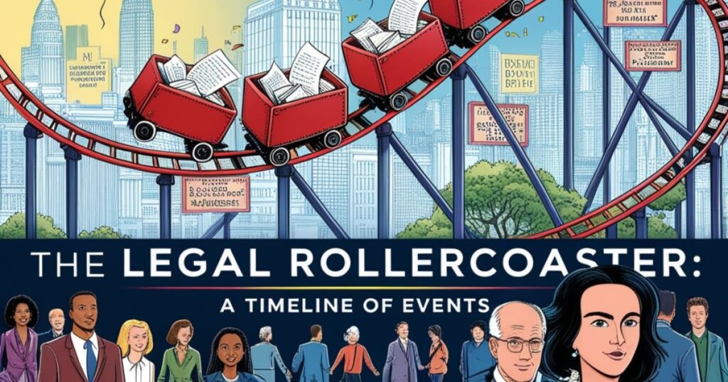 The Legal Rollercoaster: A Timeline of Events