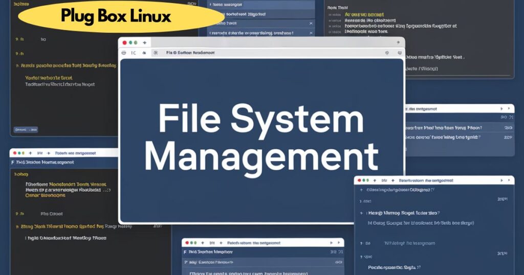 File System Management